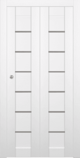ALBA BIANCO NOBLE BI-FOLD BELLDINNI MODERN INTERIOR DOOR - 1