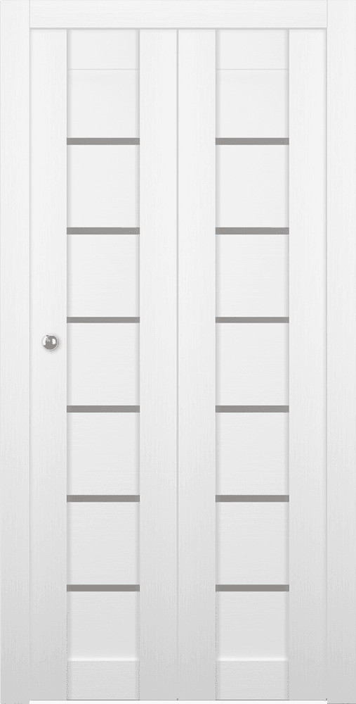 ALBA BIANCO NOBLE BI-FOLD BELLDINNI MODERN INTERIOR DOOR - 1