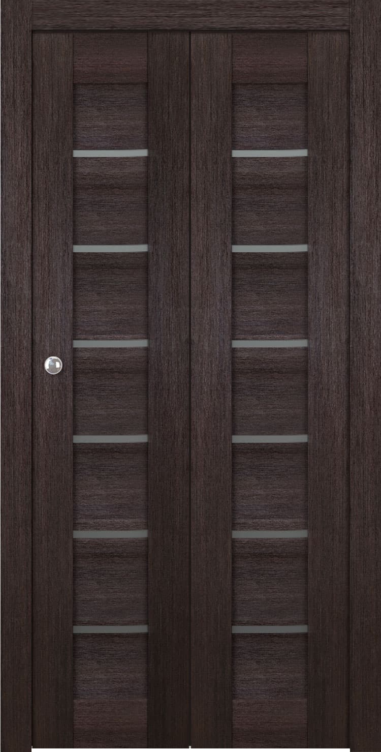 AVON 07-02 VETRO VERALINGA OAK BI-FOLD BELLDINNI MODERN INTERIOR DOOR - 1