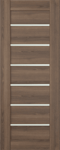 AVON 07-02 VETRO PECAN NUTWOOD SLAB DOORS BELLDINNI MODERN INTERIOR DOOR - 1