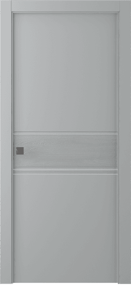 TWINWOOD 2 LIGHT GREY POCKET BELLDINNI MODERN INTERIOR DOOR - 1