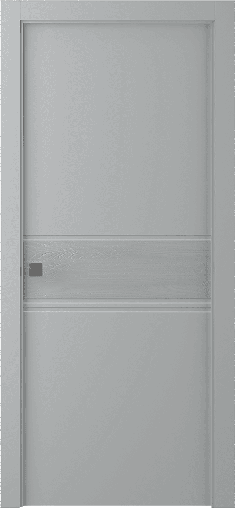 TWINWOOD 2 LIGHT GREY POCKET BELLDINNI MODERN INTERIOR DOOR - 1