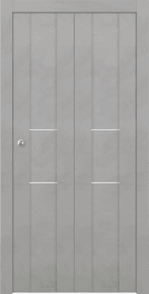 AVON 01 2H LIGHT URBAN BI-FOLD BELLDINNI MODERN INTERIOR DOOR - 1