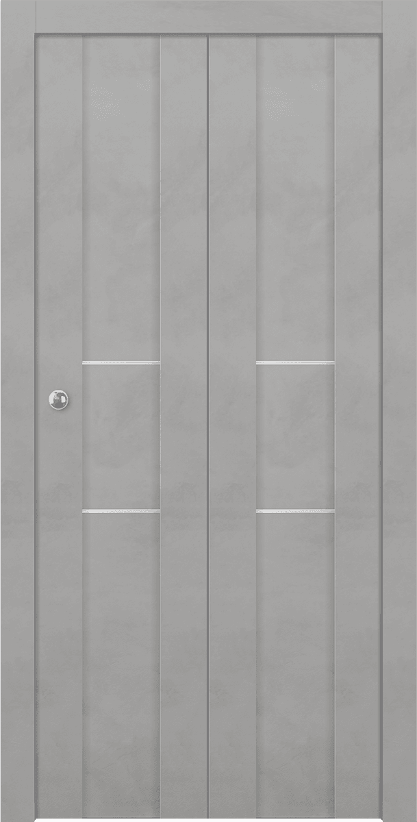 AVON 01 2H LIGHT URBAN BI-FOLD BELLDINNI MODERN INTERIOR DOOR - 1