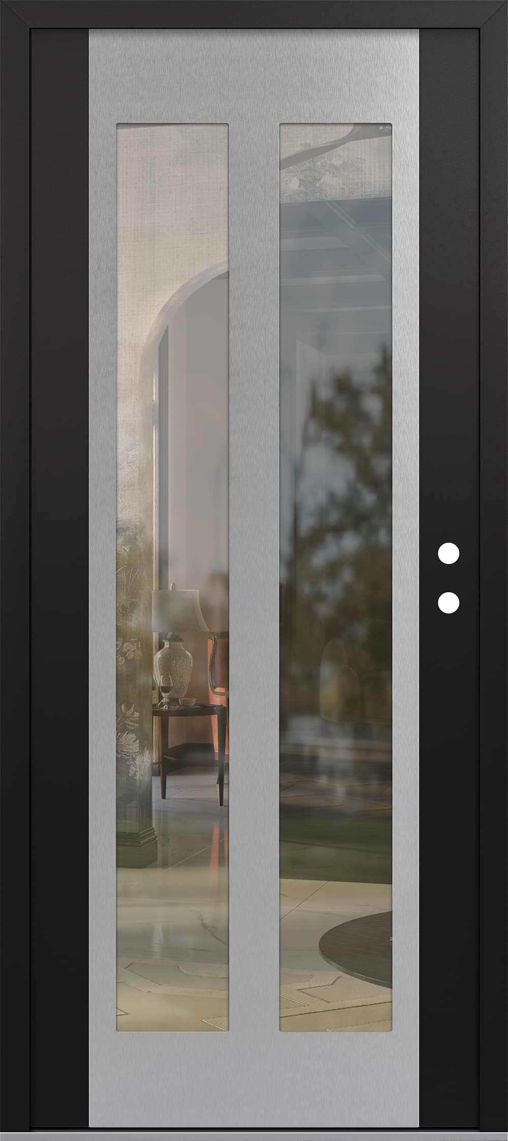 Modern Steel Front Door Diamond C14 - 1