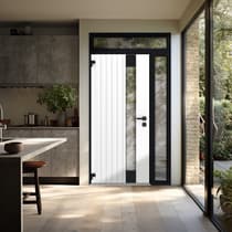 Single metal-aluminum modern exterior door Cynex 6113 - 9