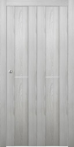 AVON 01 1H RIBEIRA ASH BI-FOLD BELLDINNI MODERN INTERIOR DOOR - 1