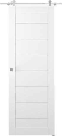 ERMI SNOW WHITE BARN BELLDINNI MODERN INTERIOR DOOR - 3