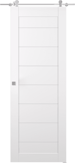 ERMI SNOW WHITE BARN BELLDINNI MODERN INTERIOR DOOR - 3