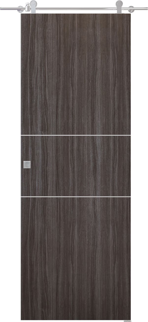 PALLADIO 2H GRAY OAK BARN BELLDINNI MODERN INTERIOR DOOR - 1