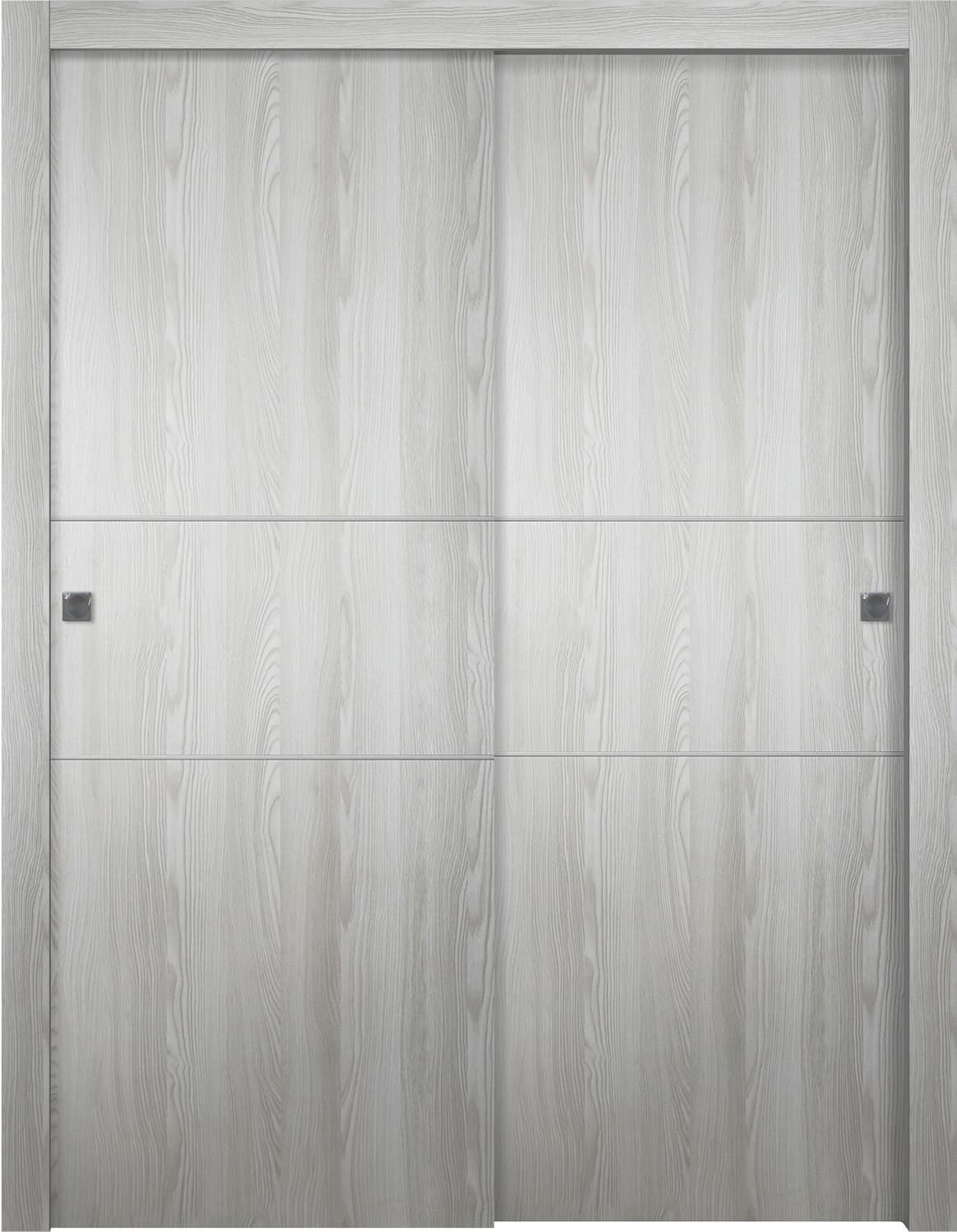 OPTIMA 2H RIBEIRA ASH BYPASS BELLDINNI MODERN INTERIOR DOOR - 1
