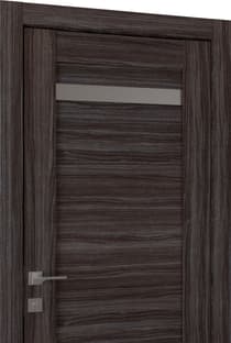 PERLA VETRO GRAY OAK DOUBLE BELLDINNI MODERN INTERIOR DOOR - 3
