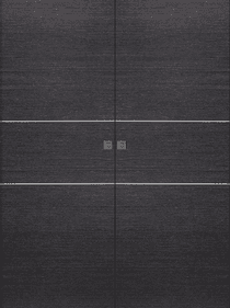 AVANTI 2H BLACK APRICOT DOUBLE MAGIC BELLDINNI MODERN INTERIOR DOOR - 1