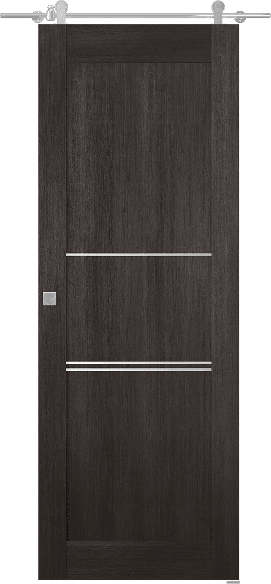 AVON 07 3H VERALINGA OAK DOUBLE BARN BELLDINNI MODERN INTERIOR DOOR - 1