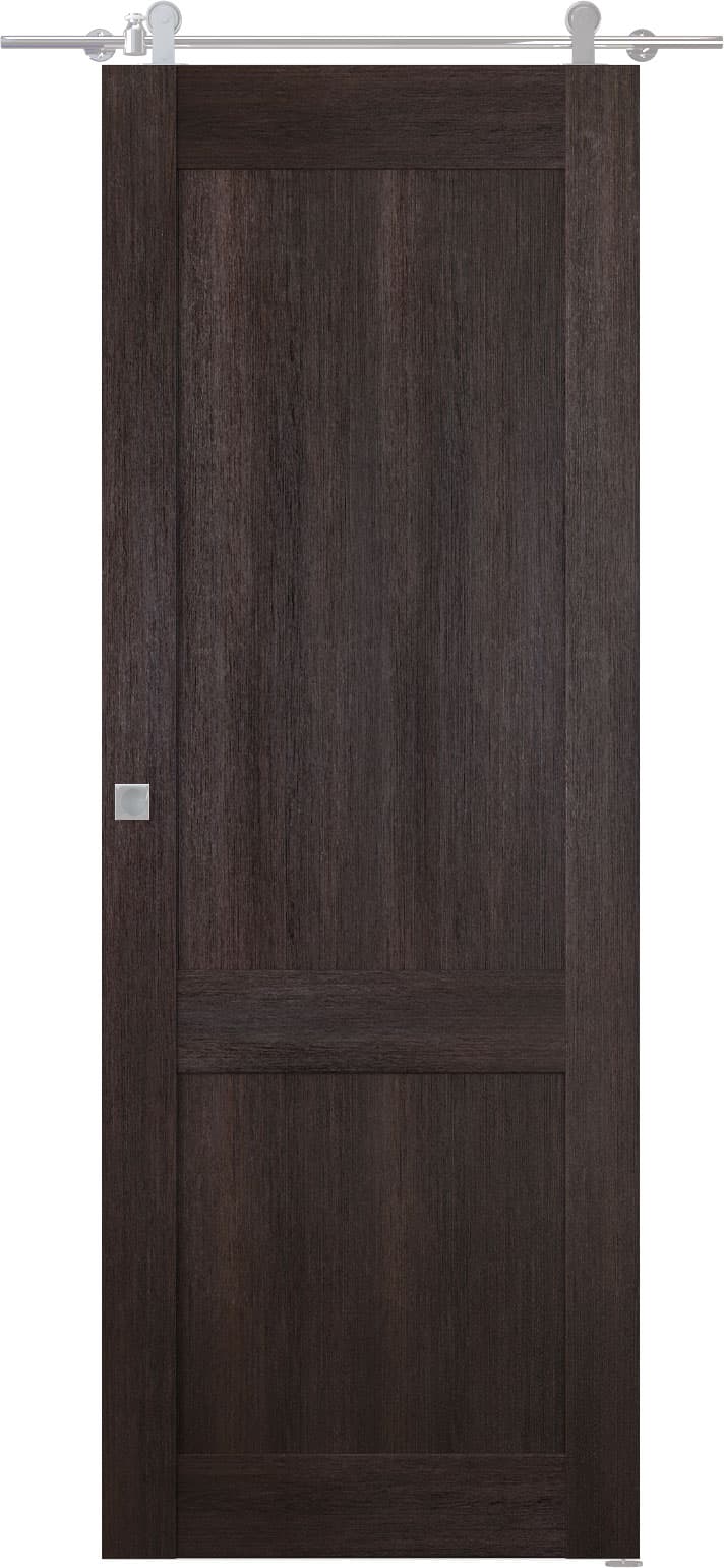 AVON 07 R VERALINGA OAK DOUBLE BARN BELLDINNI MODERN INTERIOR DOOR - 1