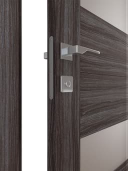 BERTA VETRO GRAY OAK CLOSET BELLDINNI MODERN INTERIOR DOOR - 2