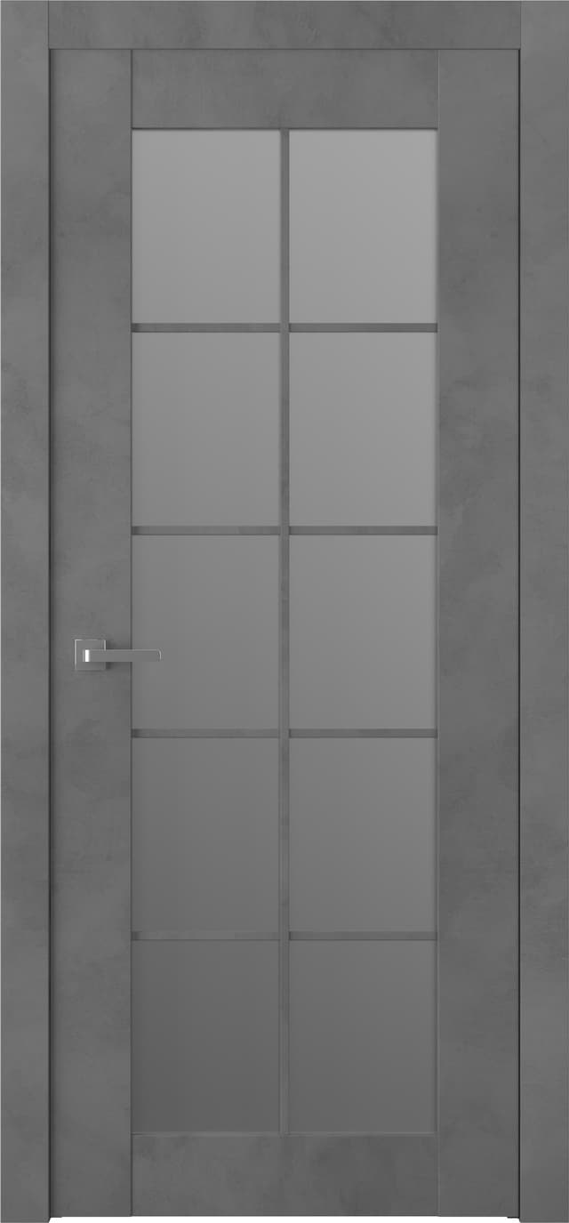 AVON 10 LITE VETRO DARK URBAN SWING BELLDINNI MODERN INTERIOR DOOR