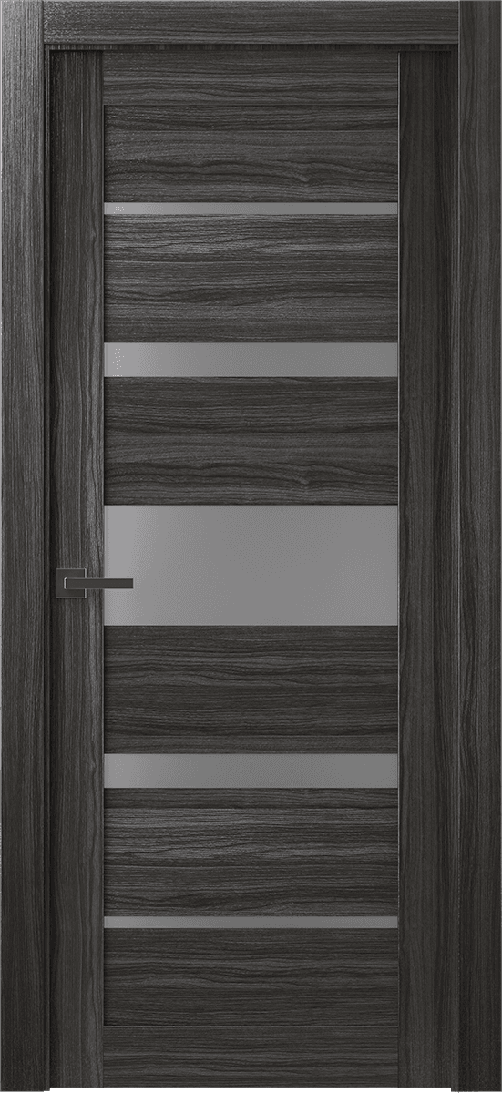 KINA VETRO GRAY OAK SWING DOORS BELLDINNI MODERN INTERIOR DOOR