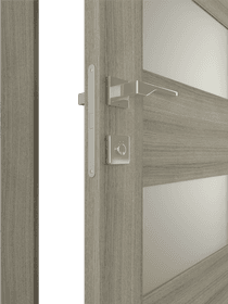 MIRELLA VETRO SHAMBOR DOUBLE INVISIBLE METAL FRAME BELLDINNI MODERN INTERIOR DOOR - 3
