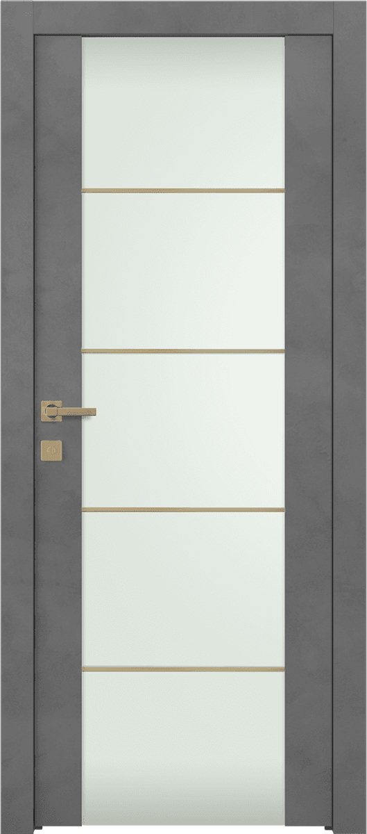 AVON 202 4H GOLD STRIPS VETRO DARK URBAN SWING DOORS BELLDINNI MODERN INTERIOR DOOR