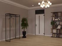 Modern steel exterior aluminum door Hiddex 0155 - 9
