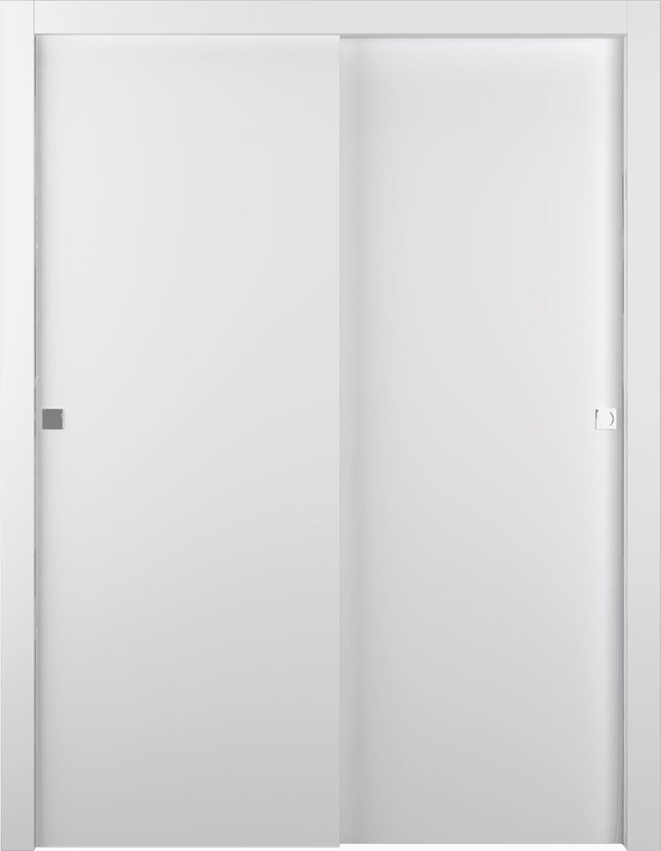 OPTIMA 2V SNOW WHITE BYPASS DOORS BELLDINNI MODERN INTERIOR DOOR