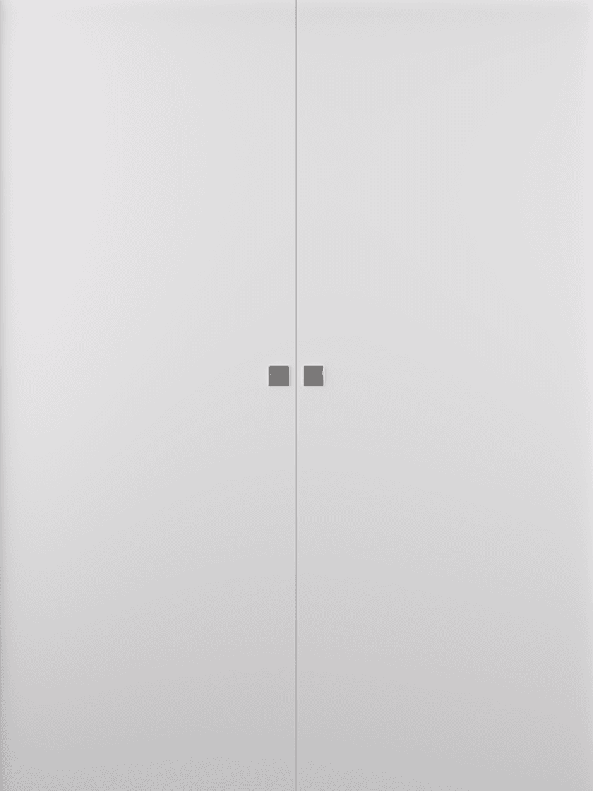 OPTIMA SNOW WHITE DOUBLE MAGIC BELLDINNI MODERN INTERIOR DOOR - 1