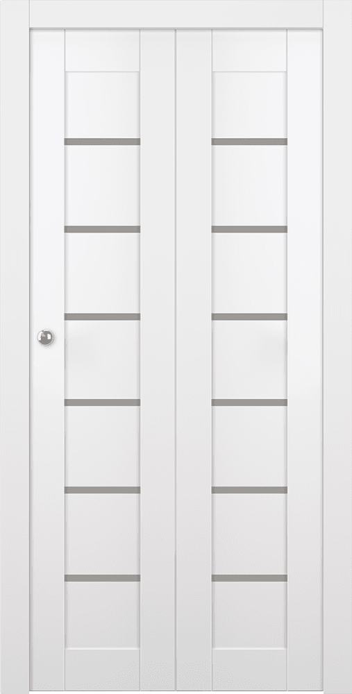 ALBA SNOW WHITE BI-FOLD BELLDINNI MODERN INTERIOR DOOR
