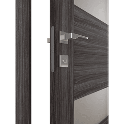 BERTA VETRO GRAY OAK DOUBLE BELLDINNI MODERN INTERIOR DOOR - 5