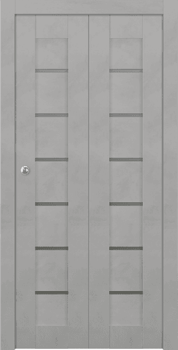 AVON 07-02 VETRO LIGHT URBAN DOUBLE BI-FOLD BELLDINNI MODERN INTERIOR DOOR - 1