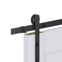 SMART PRO H3G 4H BLACK STRIPS VETRO POLAR WHITE BARN DOORS BELLDINNI MODERN INTERIOR DOOR - 2