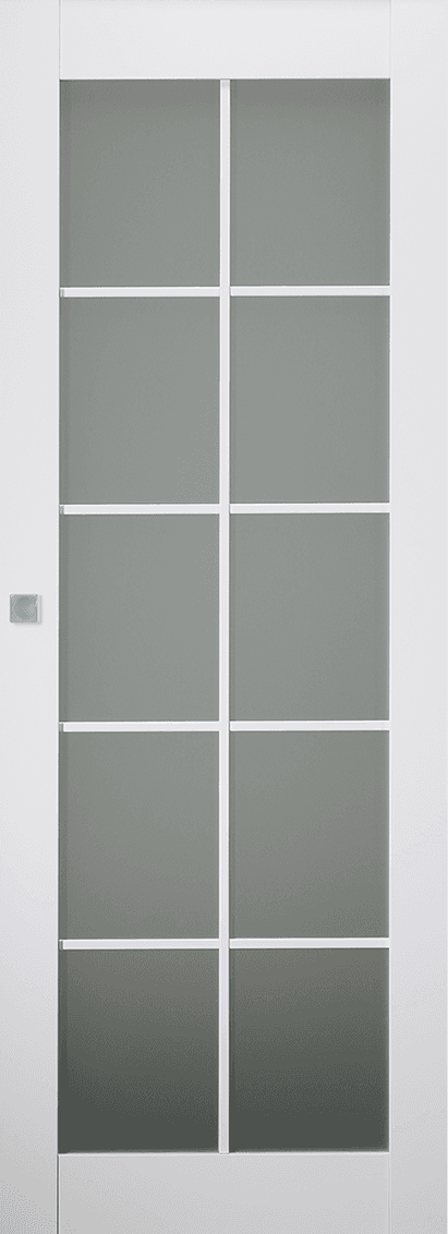 SMART PRO 10 LITE VETRO POLAR WHITE MAGIC BELLDINNI MODERN INTERIOR DOOR - 1