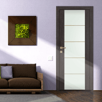 AVON 202 4H GOLD STRIPS VETRO VERALINGA OAK SWING DOORS BELLDINNI MODERN INTERIOR DOOR - 2