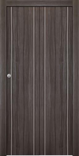PALLADIO 2U GRAY OAK BI-FOLD BELLDINNI MODERN INTERIOR DOOR - 1