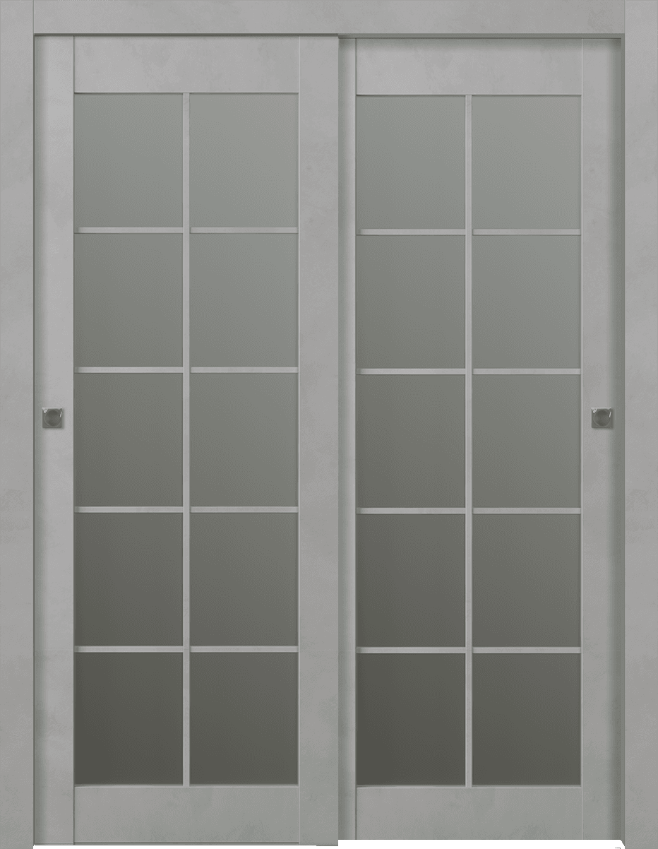 AVON 10 LITE VETRO LIGHT URBAN BYPASS BELLDINNI MODERN INTERIOR DOOR - 1