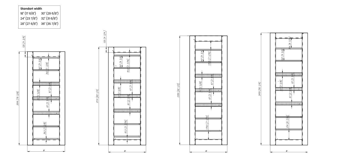 RITA VETRO GRAY OAK DOUBLE BELLDINNI MODERN INTERIOR DOOR - 9
