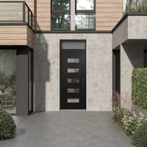 Modern Steel Front Door Diamond D1 - 8