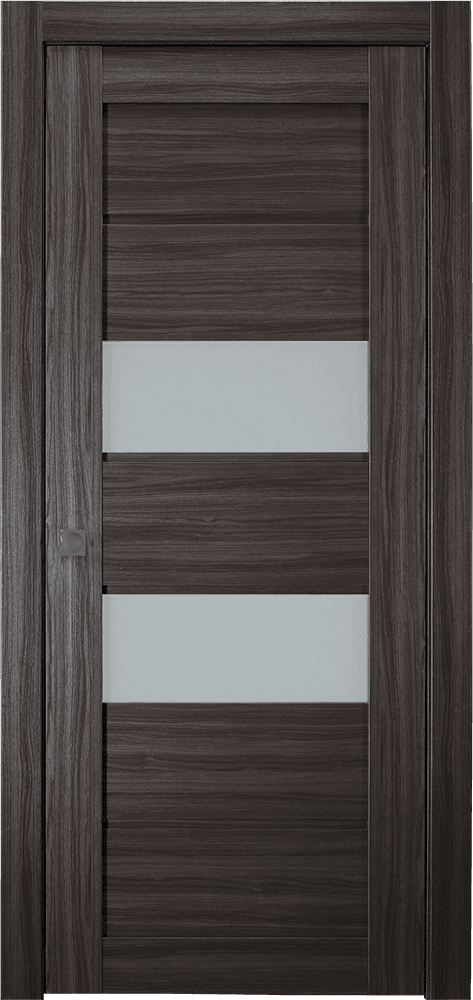 DESSA VETRO GRAY OAK POCKET BELLDINNI MODERN INTERIOR DOOR - 10