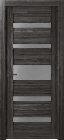 GINA VETRO GRAY OAK SWING DOORS BELLDINNI MODERN INTERIOR DOOR - 1