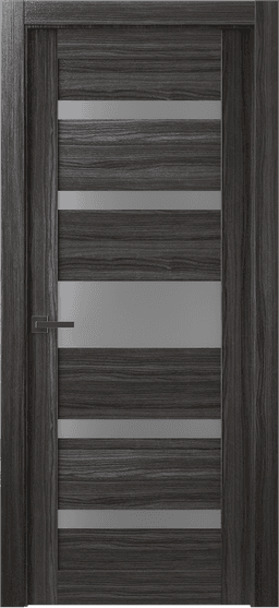 GINA VETRO GRAY OAK SWING DOORS BELLDINNI MODERN INTERIOR DOOR - 1