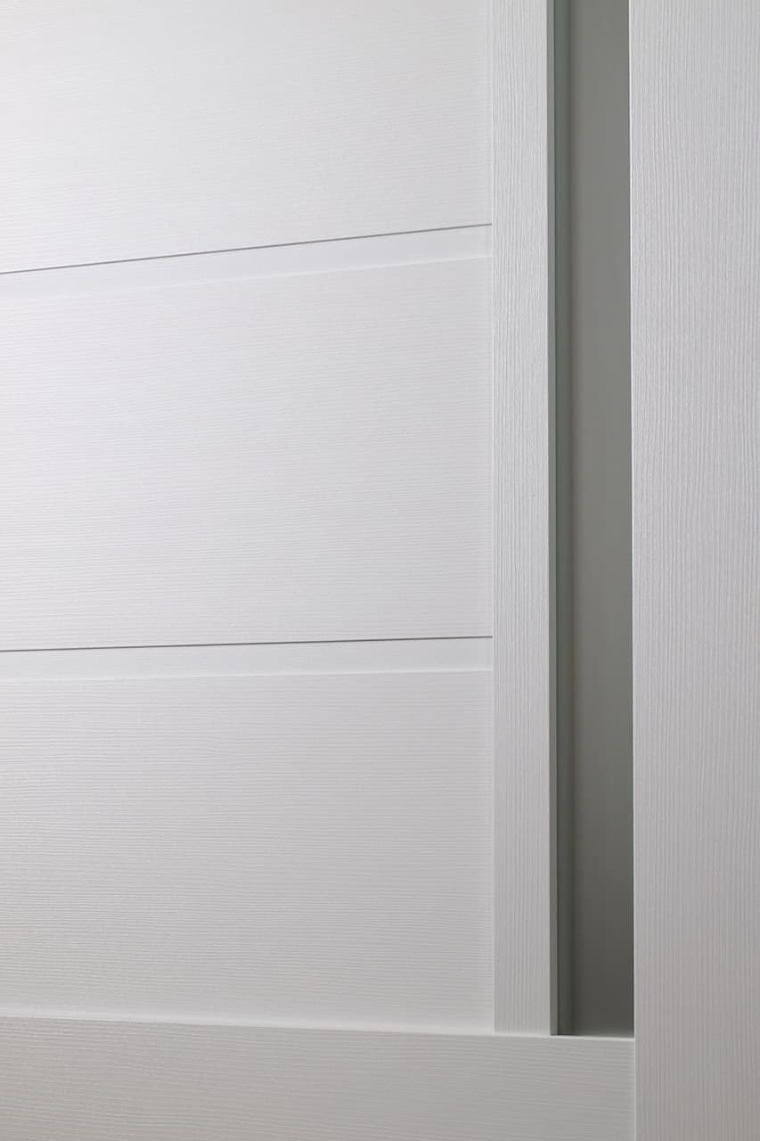 IMMA VETRO BIANCO NOBLE DOUBLE BELLDINNI MODERN INTERIOR DOOR - 9