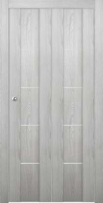 AVON 01 4H RIBEIRA ASH BI-FOLD BELLDINNI MODERN INTERIOR DOOR - 1