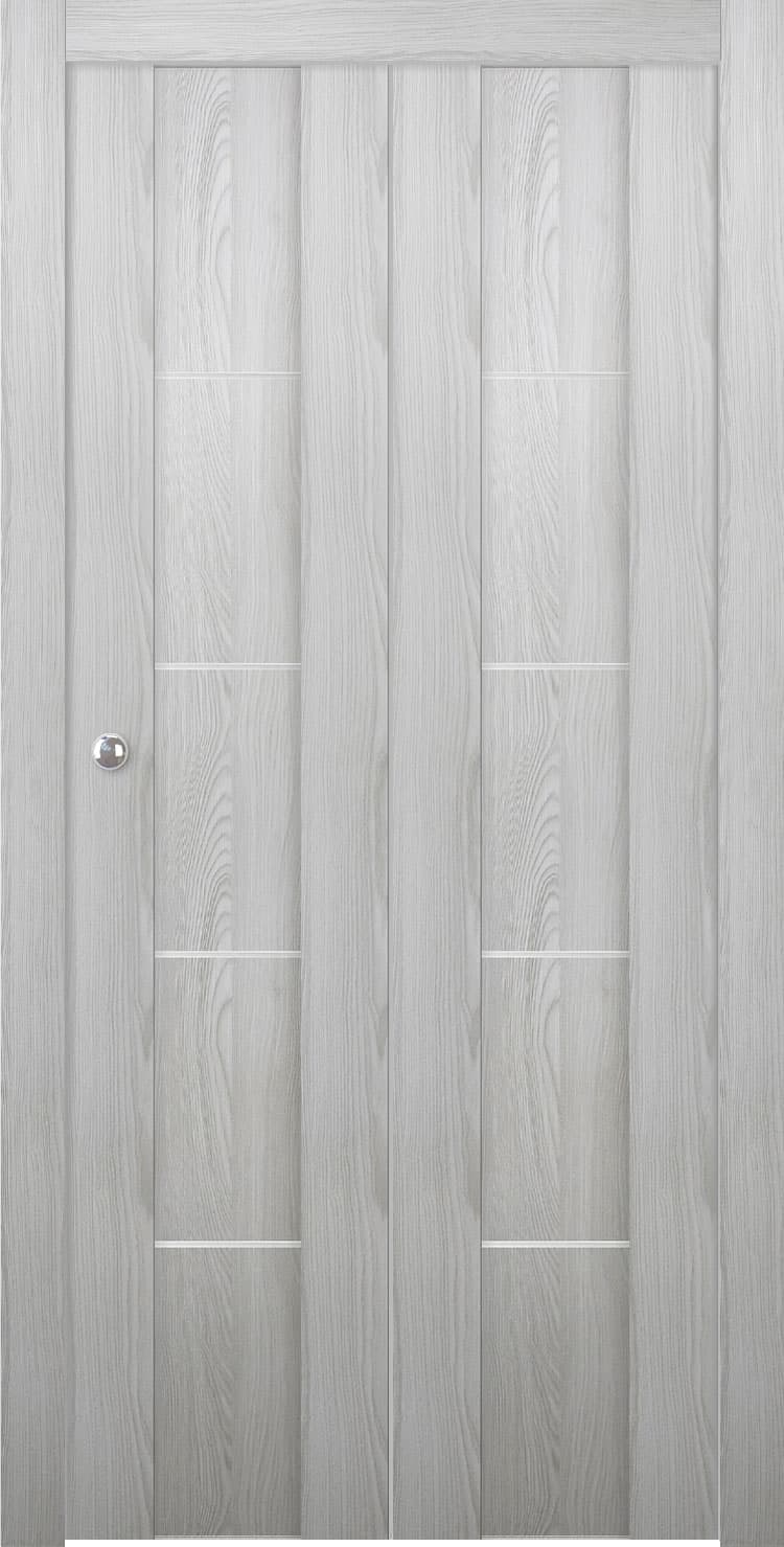 AVON 01 4H RIBEIRA ASH BI-FOLD BELLDINNI MODERN INTERIOR DOOR - 1