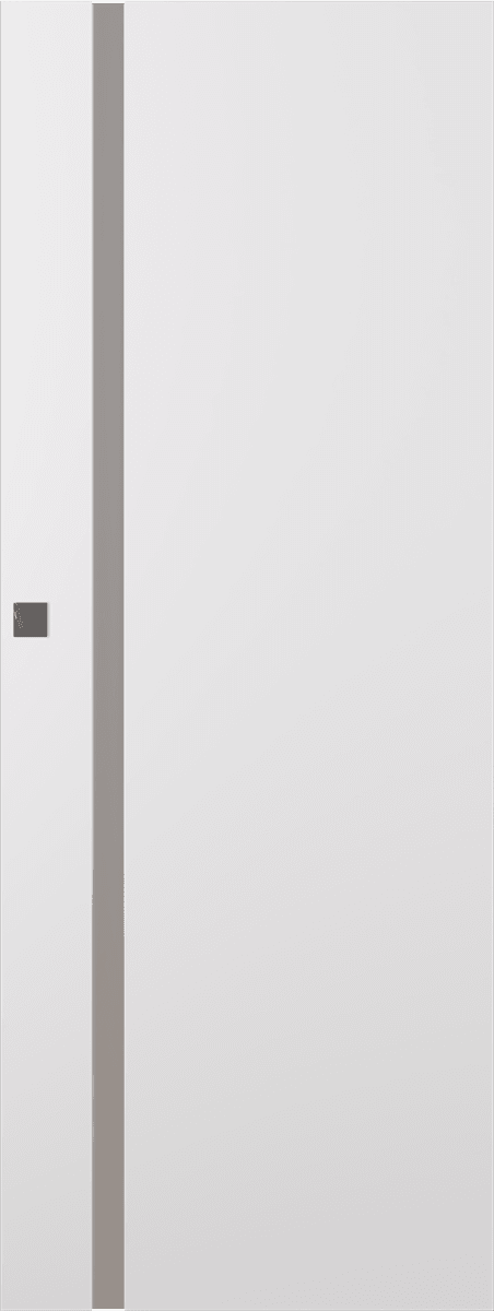 SMART PRO 208 VETRO POLAR WHITE MAGIC BELLDINNI MODERN INTERIOR DOOR - 1