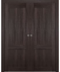 AVON 07 R VERALINGA OAK DOUBLE POCKET BELLDINNI MODERN INTERIOR DOOR - 1