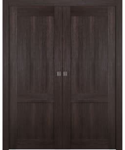 AVON 07 R VERALINGA OAK DOUBLE POCKET BELLDINNI MODERN INTERIOR DOOR - 1