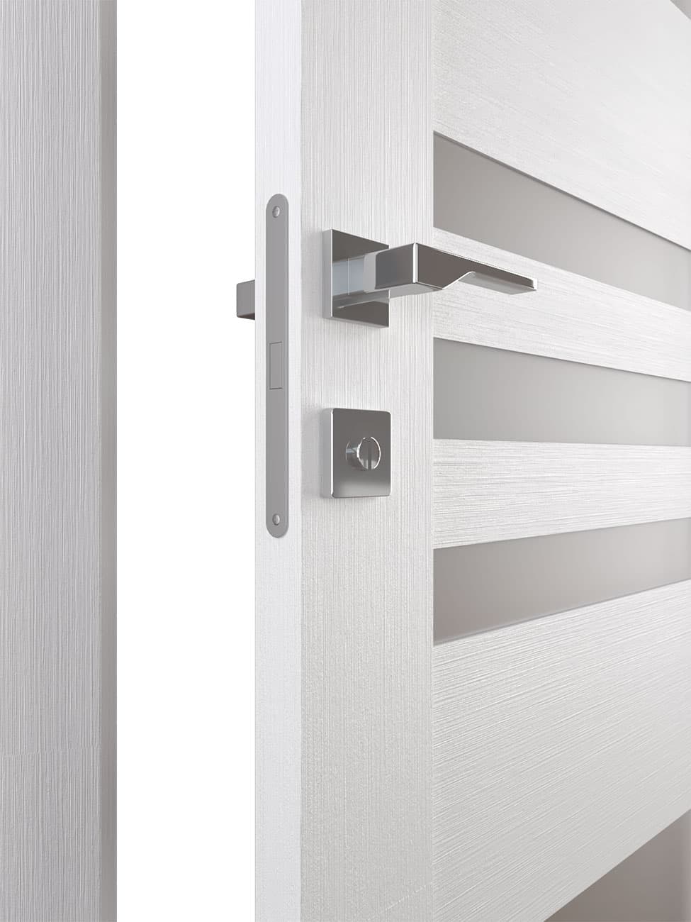 LETI VETRO BIANCO NOBLE SWING BELLDINNI MODERN INTERIOR DOOR - 4