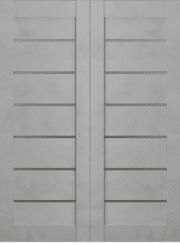 AVON 07-02 VETRO LIGHT URBAN DOUBLE BI-FOLD BELLDINNI MODERN INTERIOR DOOR - 2