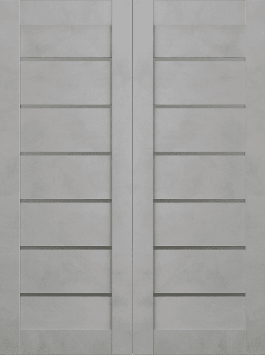 AVON 07-02 VETRO LIGHT URBAN DOUBLE BI-FOLD BELLDINNI MODERN INTERIOR DOOR - 2