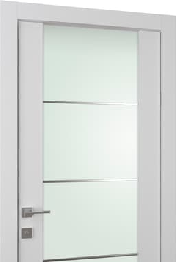 PALLADIO 202 4H VETRO BIANCO NOBLE BI-FOLD BELLDINNI MODERN INTERIOR DOOR - 3